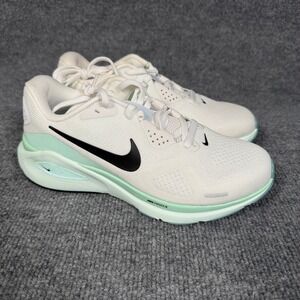 New Nike Womens Sz 7 Wide Structure 26 Shoes Sneaker White Green Lace HQ2589-100